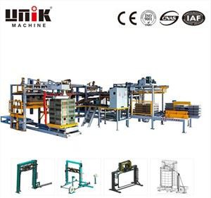 دستگاه تسمه کش اتوماتیک برای بلوک های بتنی